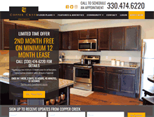 Tablet Screenshot of copper-creek.com
